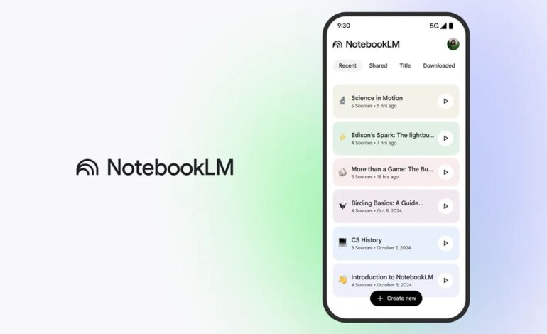 Download Google’s Innovative NotebookLM AI App Now for Free