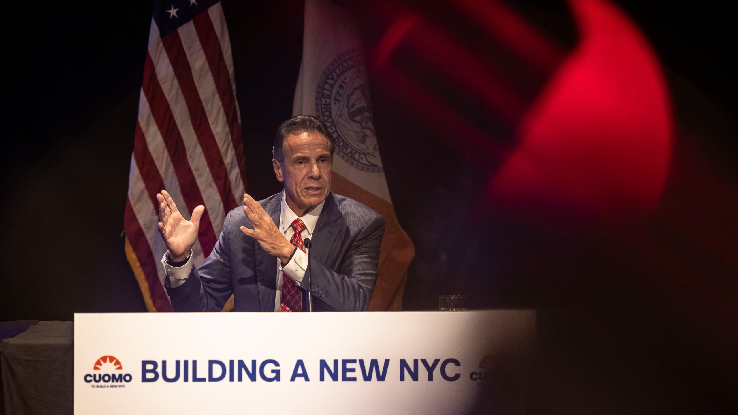 Cuomo Courts Business Leaders Amid Political Tension with NYC Mayor Adams