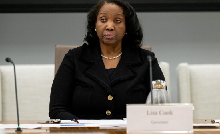 Trump’s Criticism Intensifies: Federal Reserve and Governor Lisa Cook Under Spotlight
