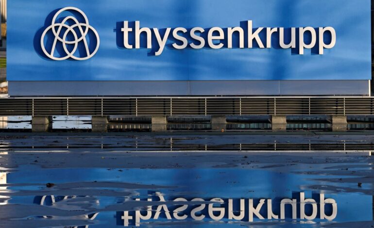 Thyssenkrupp Adjusts Forecast Amid Global Trade Challenges