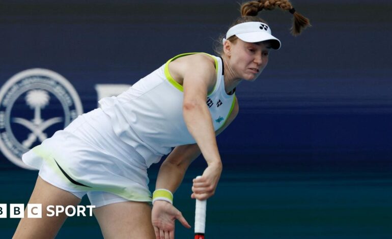 Elena Rybakina Triumphs Over Jessica Pegula to Secure Miami Open Semifinal Spot