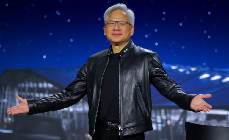 China’s AI Stocks Soar After Nvidia CEO Hypes OpenClaw Tech